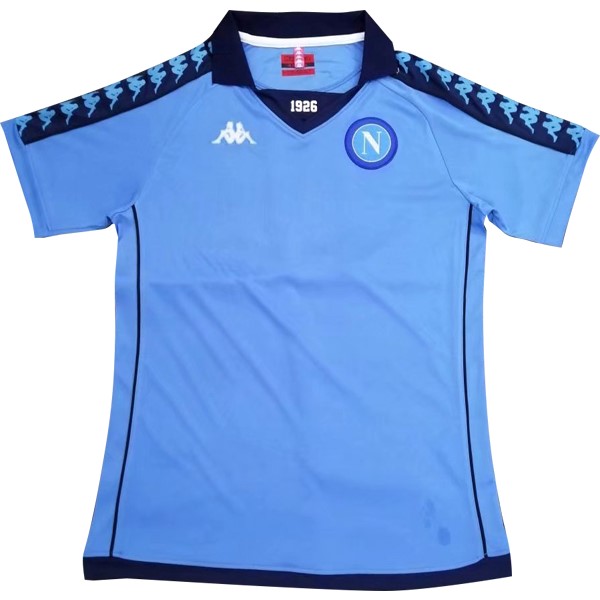 Camiseta Napoli Retro 2018-19 Azul